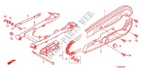 BRAS OSCILLANT (1) pour Honda CBF 125 MC STUNNER Front brake disk de 2011
