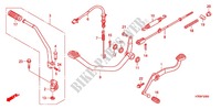 PEDALE   KICK (1) pour Honda CBF 125 MC STUNNER Front brake disk de 2010