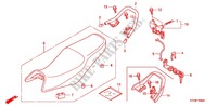 SELLE (1) pour Honda CBF 125 MC STUNNER Front brake disk de 2011