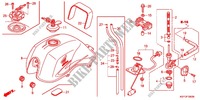 RESERVOIR A CARBURANT (CBF1505/M5/6/M6/7/M7/M9/MA) pour Honda CB 150 UNICORN de 2007