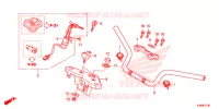 GUIDON   TE DE FOURCHE pour Honda CBF 160 UNICORN de 2015