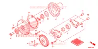 POMPE A HUILE pour Honda CBF 160 UNICORN de 2015