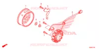 ALTERNATEUR pour Honda CBF 160 UNICORN de 2017