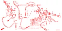 LEVIER DE GUIDON   CABLE   COMMODO pour Honda CBF 160 UNICORN de 2017