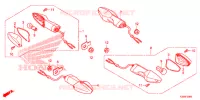 CLIGNOTANT pour Honda CB 300 F de 2016