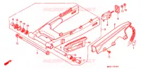 BRAS OSCILLANT pour Honda HURRICANE 1000 CBR de 1990