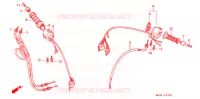 COMMODOS   POIGNEES pour Honda HURRICANE 1000 CBR de 1990