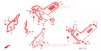COUVERCLES LATERAUX pour Honda HURRICANE 1000 CBR de 1990