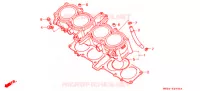 CYLINDRE pour Honda HURRICANE 1000 CBR de 1990