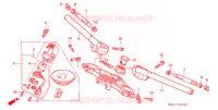 GUIDON pour Honda HURRICANE 1000 CBR de 1990