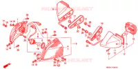 CLIGNOTANT pour Honda HURRICANE 1000 CBR de 1991