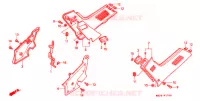 COUVERCLES LATERAUX pour Honda HURRICANE 1000 CBR de 1991