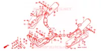 SILENCIEUX D'ECHAPPEMENT pour Honda HURRICANE 1000 CBR de 1992