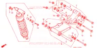 AMORTISSEUR ARRIERE pour Honda CBR 1000 F de 1993