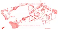 CLIGNOTANT pour Honda CBR 1000 F de 1993