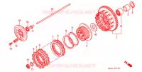 EMBRAYAGE pour Honda CBR 1000 F de 1993