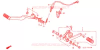 PEDALE pour Honda CBR 1000 F de 1993