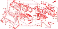 COMPTEUR pour Honda CBR 1000 F de 1995
