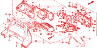 COMPTEUR pour Honda CBR 1000 F de 1996