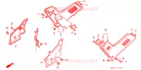 COUVERCLES LATERAUX pour Honda CBR 1000 F de 1996