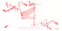 PEDALE pour Honda CBR 1000 RR ABS REPSOL de 2009