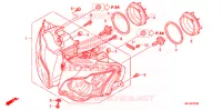 PHARE pour Honda CBR 1000 RR ABS REPSOL de 2009