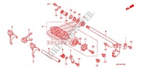 BARILLET DE SELECTION pour Honda CBR 1000 RR HURRICANE ABS RED de 2011