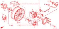 ROUE ARRIERE pour Honda CBR 1000 RR ABS BLACK de 2013