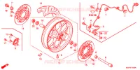 ROUE AVANT pour Honda CBR 1000 RR ABS BLACK de 2013