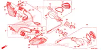 CLIGNOTANT pour Honda CBR 1000 ABS BLACK de 2016