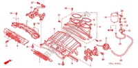 CONDUITE D'ADMISSION AIR   SOUPAPE (CBR1000RR4/5) pour Honda CBR 1000 RR de 2004