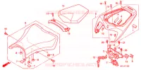 SELLE pour Honda CBR 1000 RR HURRICANE de 2009