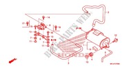 SYSTÈME DE RECYCLAGE DES GAZ pour Honda CBR 1000 RR FIREBLADE VICTORY RED de 2009