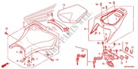 SELLE (CBR1000RR/RA) pour Honda CBR 1000 RR de 2013