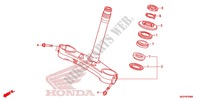 TE DE FOURCHE pour Honda CBR 1000 RR de 2013