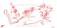 LEVIER DE GUIDON   CABLE   COMMODO pour Honda CBR 300 ABS RED de 2015