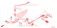 PEDALE pour Honda CBR 300 ABS RED de 2015