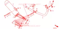 SILENCIEUX D'ECHAPPEMENT pour Honda CBR 300 ABS RED de 2015