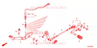 PEDALE pour Honda CBR 300 ABS de 2016