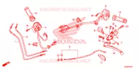 LEVIER DE GUIDON   CABLE   COMMODO pour Honda CBR 300 ABS BLACK de 2016