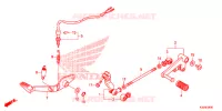 PEDALE pour Honda CBR 300 ABS BLACK de 2016
