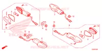 CLIGNOTANT pour Honda CBR 300 MATT BLACK de 2015