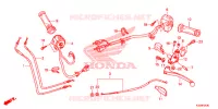 LEVIER DE GUIDON   CABLE   COMMODO pour Honda CBR 300 MATT BLACK de 2015