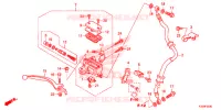 MAITRE CYLINDRE DE FREIN AVANT (STANDARD) pour Honda CBR 300 MATT BLACK de 2015