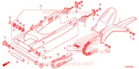 BRAS OSCILLANT pour Honda CBR 300 RED de 2015