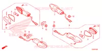 CLIGNOTANT pour Honda CBR 300 R de 2016