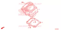 CYLINDRE pour Honda CBR 300 BLACK de 2016
