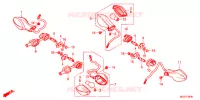CLIGNOTANT pour Honda CBR 400 R ABS de 2013