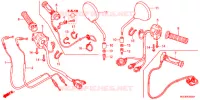 COMMODO   LEVIER   CABLE pour Honda CB 1100 EX ABS SPECIAL EDITION de 2014