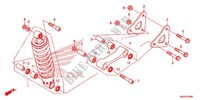 AMORTISSEUR ARRIERE pour Honda CBR 500 R ABS de 2013